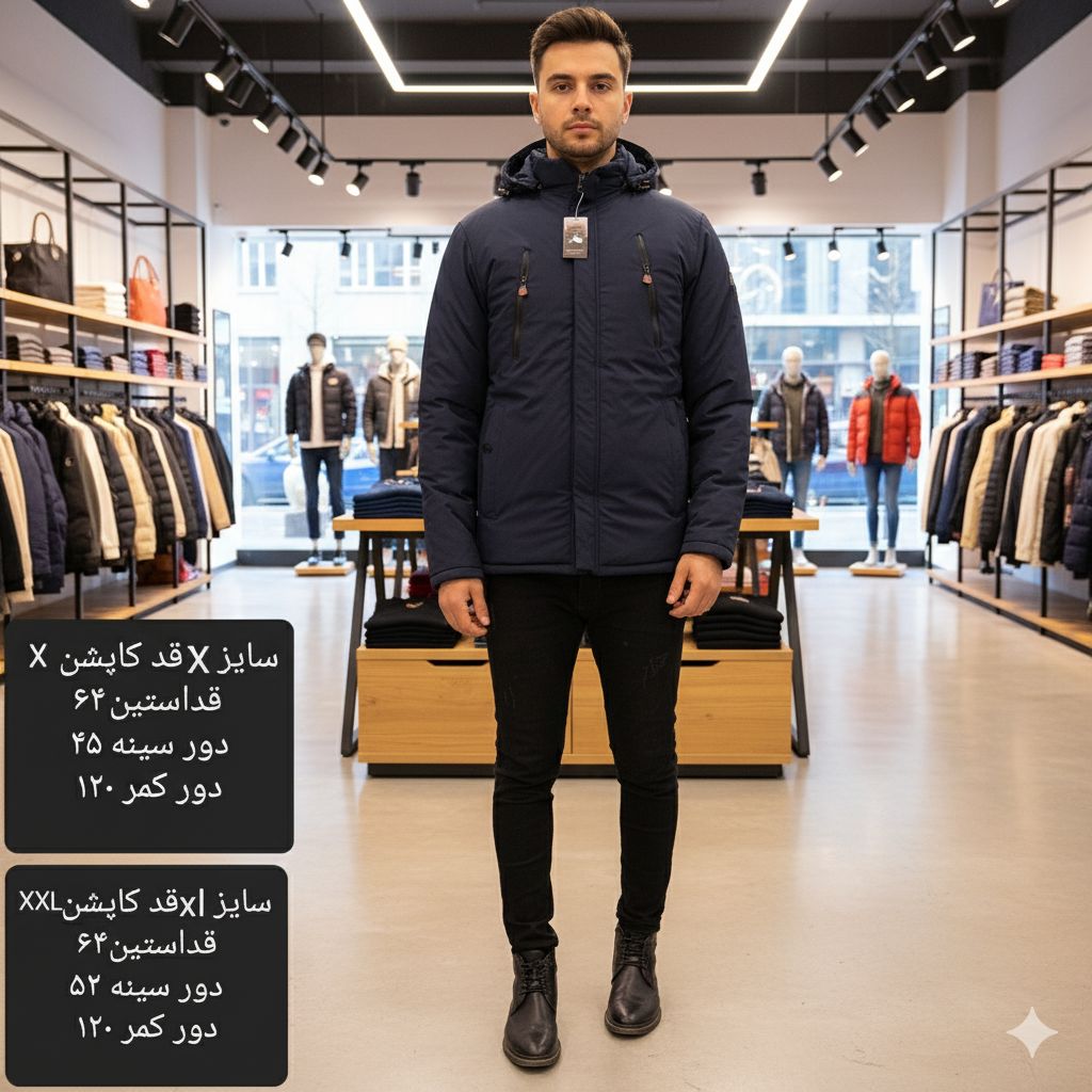 کاپشن اوری مردانه