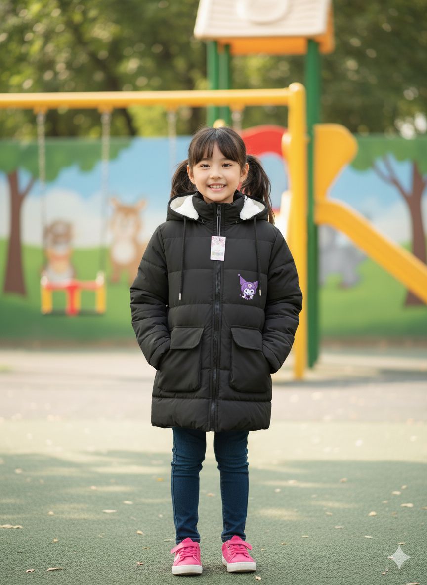 کاپشن دخترانه کرومی